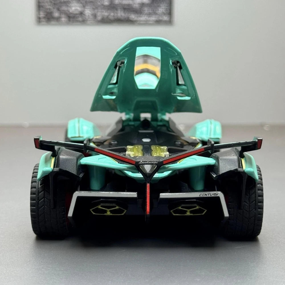[TOY] 1:32 Lamborghini 2019 V12 Vision Gran Turismo Blue Model Car Die-Cast