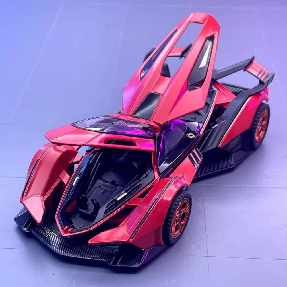 [TOY] 1:32 Lamborghini 2019 V12 Vision Gran Turismo Red Model Car Die-Cast