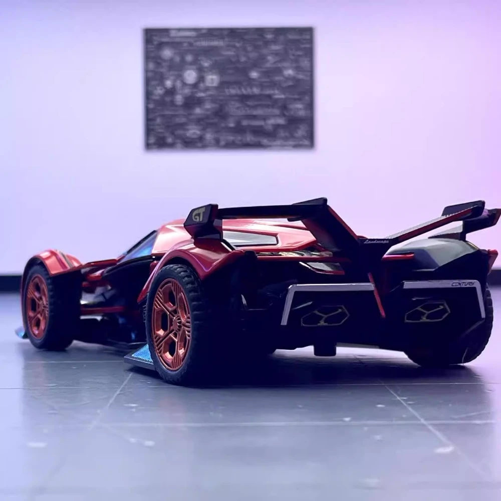 [TOY] 1:32 Lamborghini 2019 V12 Vision Gran Turismo Red Model Car Die-Cast