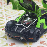 [TOY] 1:32 Lamborghini 2020 Essenza SCV12 grön modellbil Die-Cast