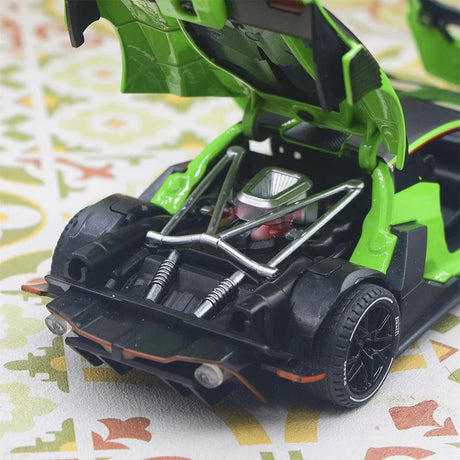 [TOY] 1:32 Lamborghini 2020 Essenza SCV12 grön modellbil Die-Cast