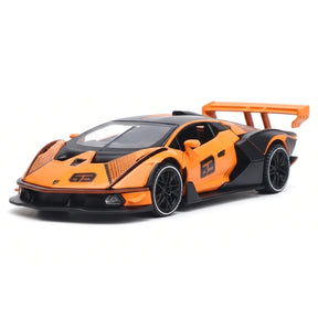 [TOY] 1:32 Lamborghini 2020 Essenza SCV12 Orange Model Car Die-Cast