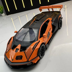 [TOY] 1:32 Lamborghini 2020 Essenza SCV12 Orange Model Car Die-Cast