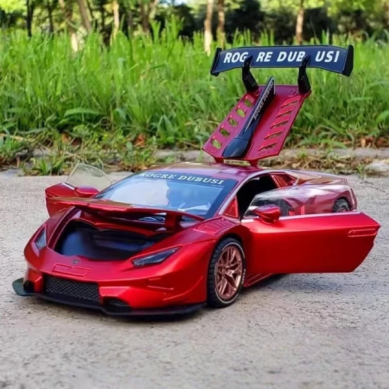 [TOY] 1:32 Lamborghini 2020 Huracan Super Trofeo EVO rouge voiture miniature Die-Cast