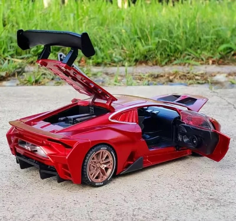 [TOY] 1:32 Lamborghini 2020 Huracan Super Trofeo EVO rouge voiture miniature Die-Cast