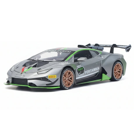 [TOY] 1:32 Lamborghini 2020 Huracan Super Trofeo EVO silver modellbil Die-Cast
