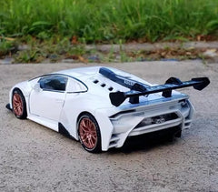 [TOY] 1:32 Lamborghini 2020 Huracan Super Trofeo EVO White Model Car Die-Cast