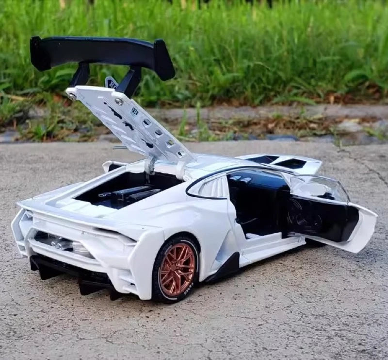 [TOY] 1:32 Lamborghini 2020 Huracan Super Trofeo EVO wit modelauto Die-Cast
