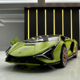 [TOY] 1:32 Lamborghini 2020 Sian FKP 37 Green Model Car Die-Cast
