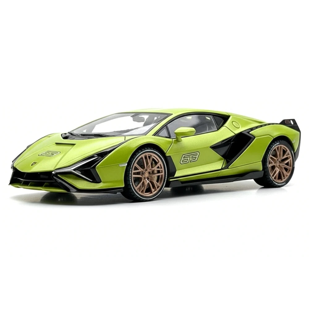 [TOY] 1:32 Lamborghini 2020 Sian FKP 37 vert voiture miniature Die-Cast