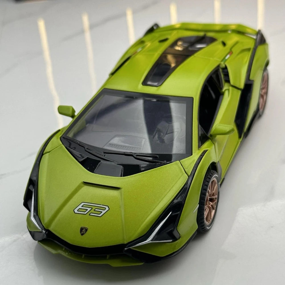 [TOY] 1:32 Lamborghini 2020 Sian FKP 37 vert voiture miniature Die-Cast
