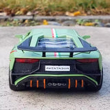 [TOY] 1:32 Lamborghini 2022 Aventador LP780-4 SVJ Green Model Car Die-Cast