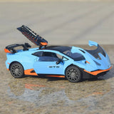 [TOY] 1:32 Lamborghini 2023 Huracan STO Blue Model Car Die-Cast