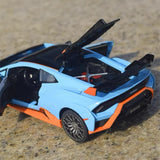 [TOY] 1:32 Lamborghini 2023 Huracan STO Blue Model Car Die-Cast