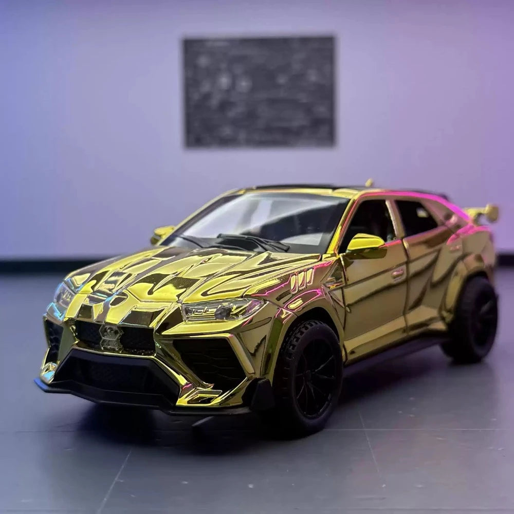 [TOY] 1:32 Lamborghini 2023 Urus Mansory oro modellino di auto Die-Cast