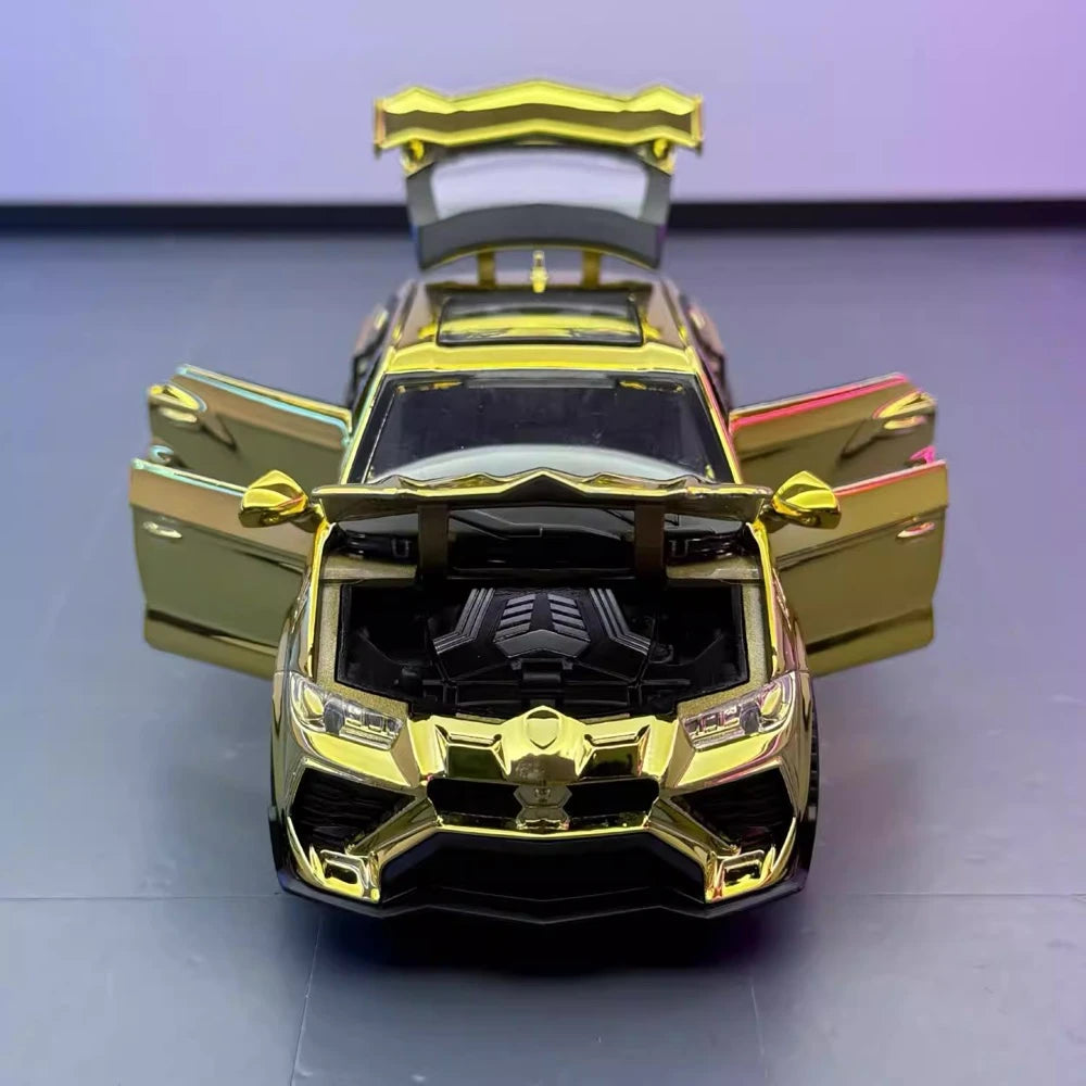 [TOY] 1:32 Lamborghini 2023 Urus Mansory oro modellino di auto Die-Cast
