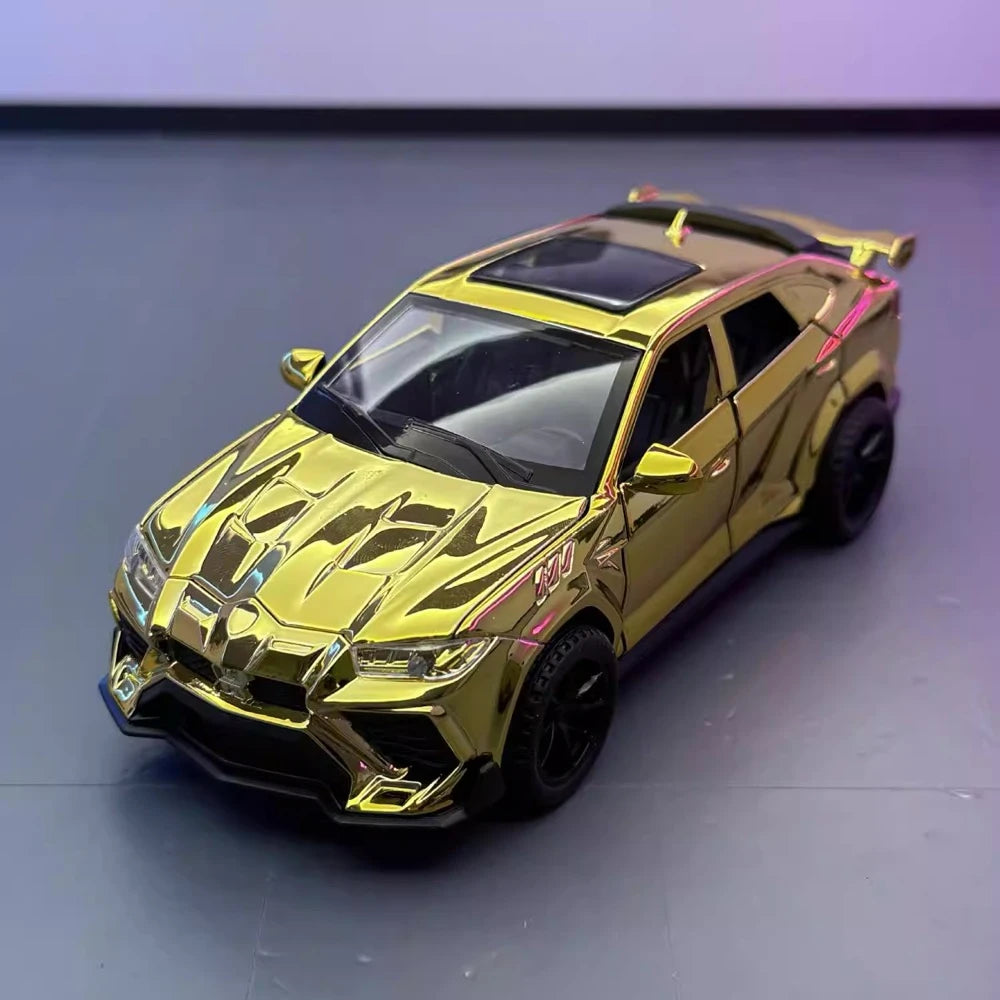 [TOY] 1:32 Lamborghini 2023 Urus Mansory ゴールド モデルカー Die-Cast