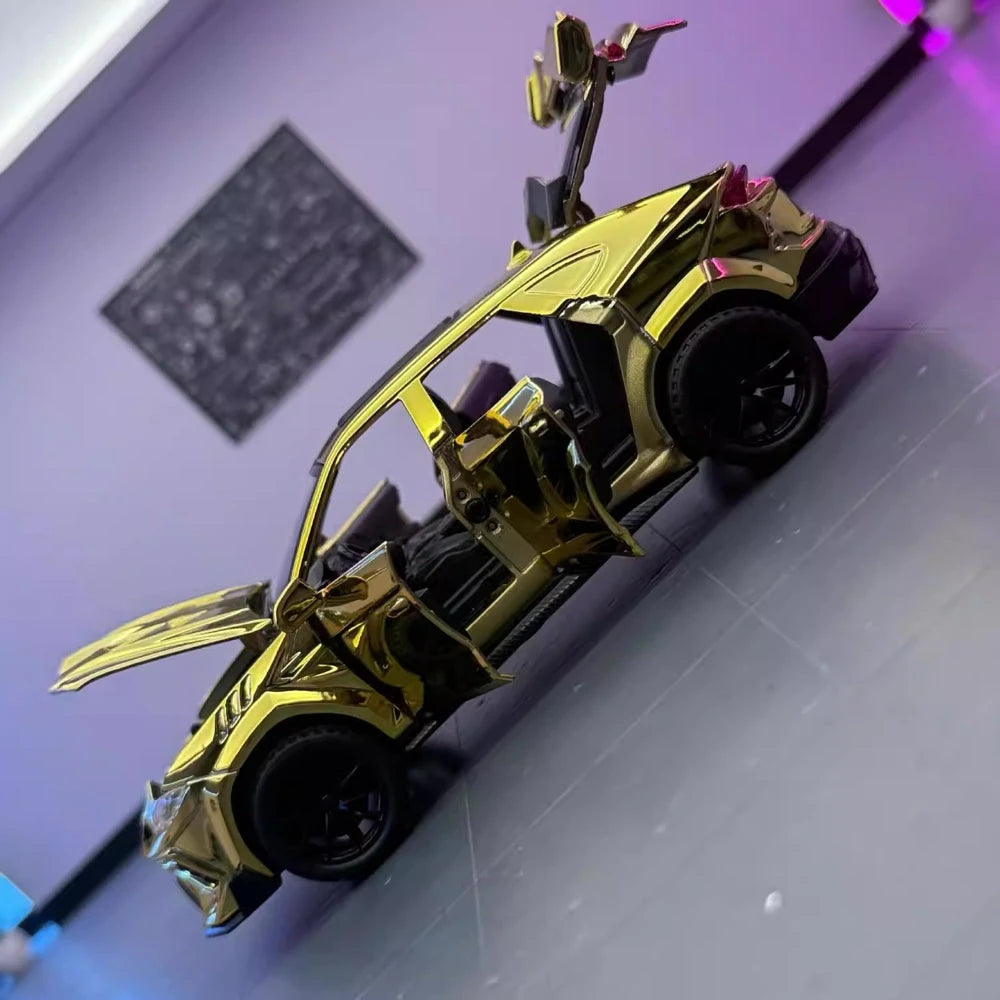 [TOY] 1:32 Lamborghini 2023 Urus Mansory ゴールド モデルカー Die-Cast
