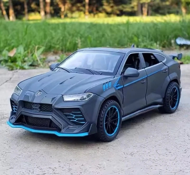 [TOY] 1:32 Lamborghini 2023 Urus Mansory Gray Model Car Die-Cast