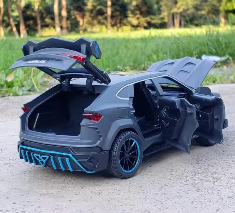[TOY] 1:32 Lamborghini 2023 Urus Mansory Gray Model Car Die-Cast