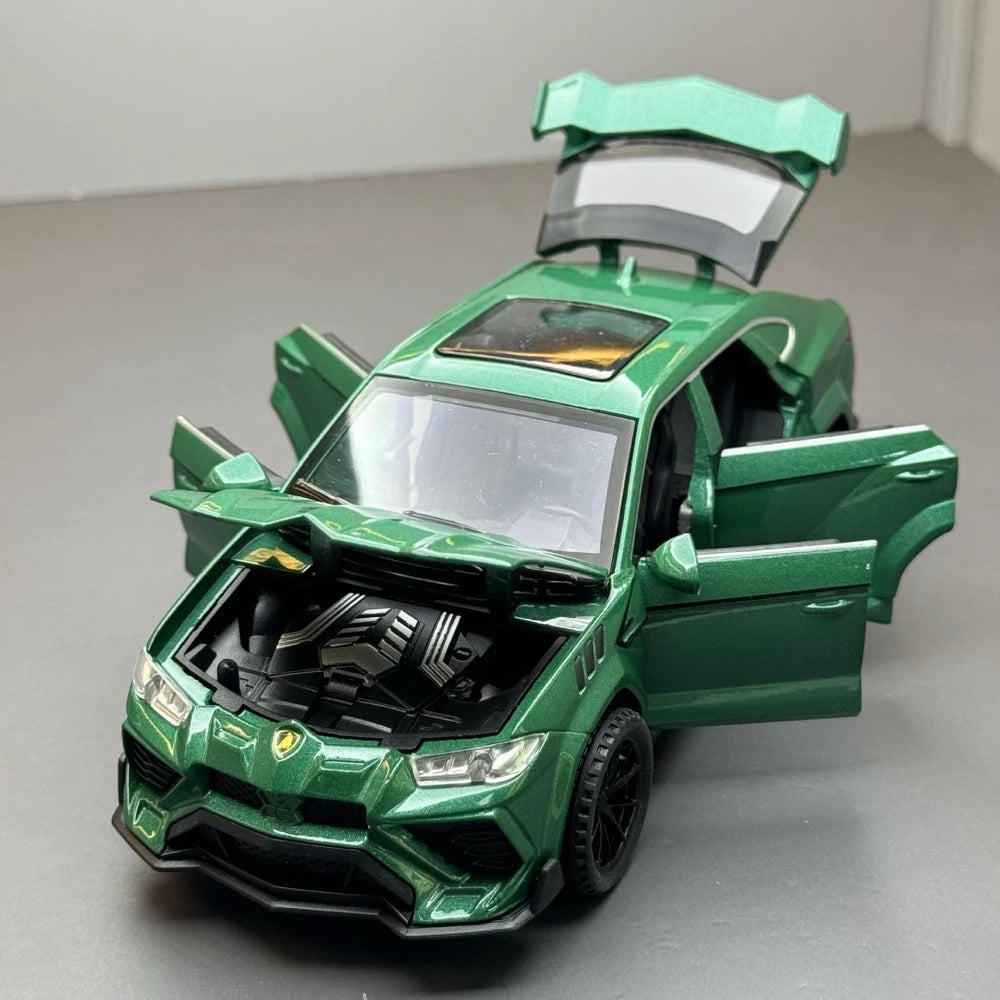 [TOY] 1:32 Lamborghini 2023 Urus Mansory Green Model Car Die-Cast