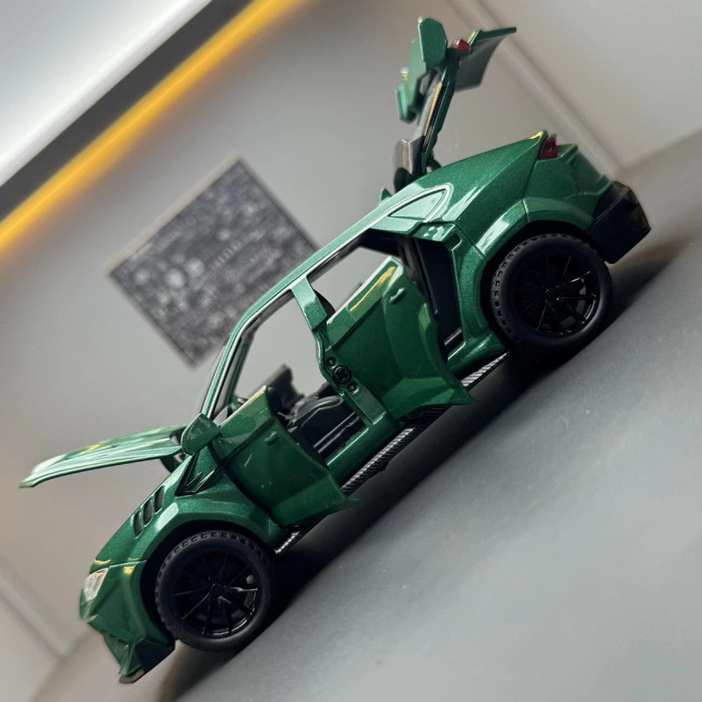 [TOY] 1:32 Lamborghini 2023 Urus Mansory Green Model Car Die-Cast