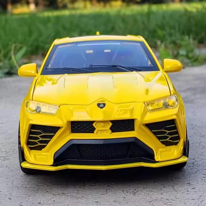 [TOY] 1:32 Lamborghini 2023 Urus Mansory jaune voiture miniature Die-Cast