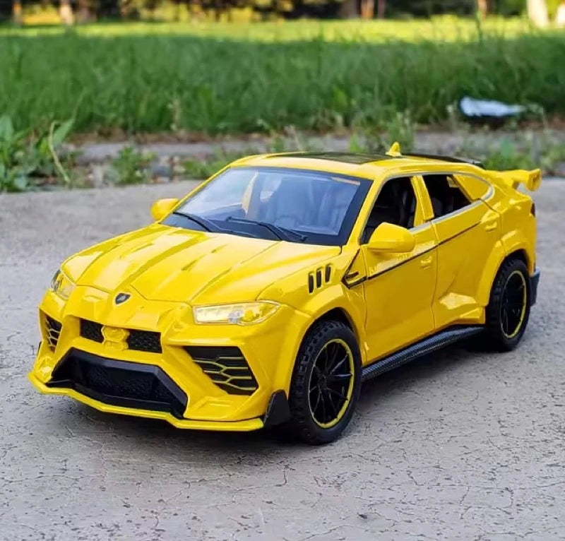 [TOY] 1:32 Lamborghini 2023 Urus Mansory jaune voiture miniature Die-Cast