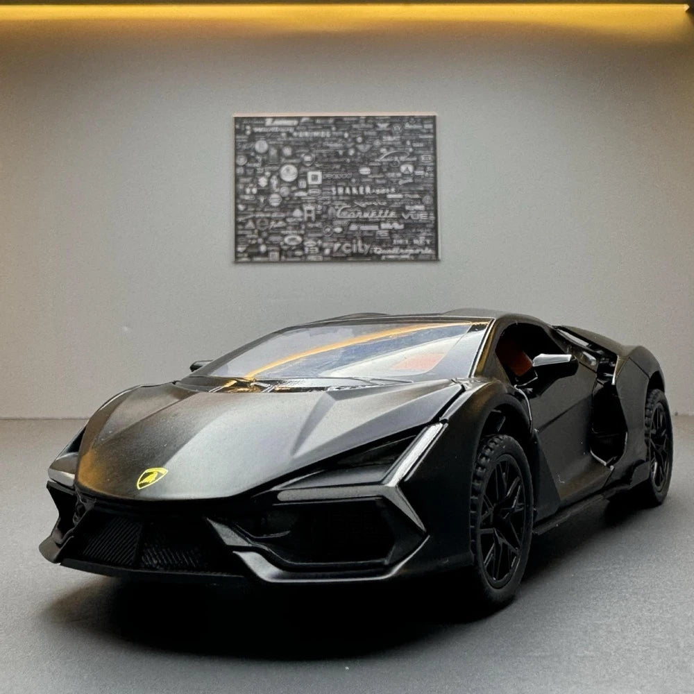 [TOY] 1:32 Lamborghini 2024 Revuelto Black Model Car Die-Cast