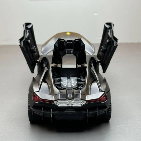 [TOY] 1:32 Lamborghini 2024 Revuelto svart modellbil Die-Cast