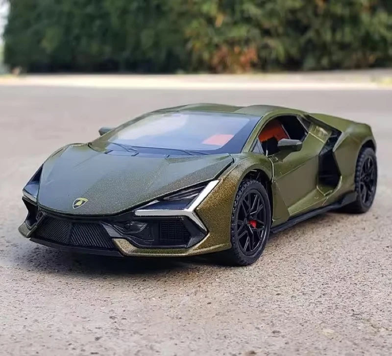 [TOY] 1:32 Lamborghini 2024 Revuelto verde modellino di auto Die-Cast