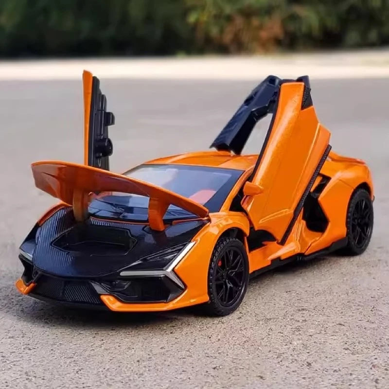 [TOY] 1:32 Lamborghini 2024 Revuelto arancione modellino di auto Die-Cast
