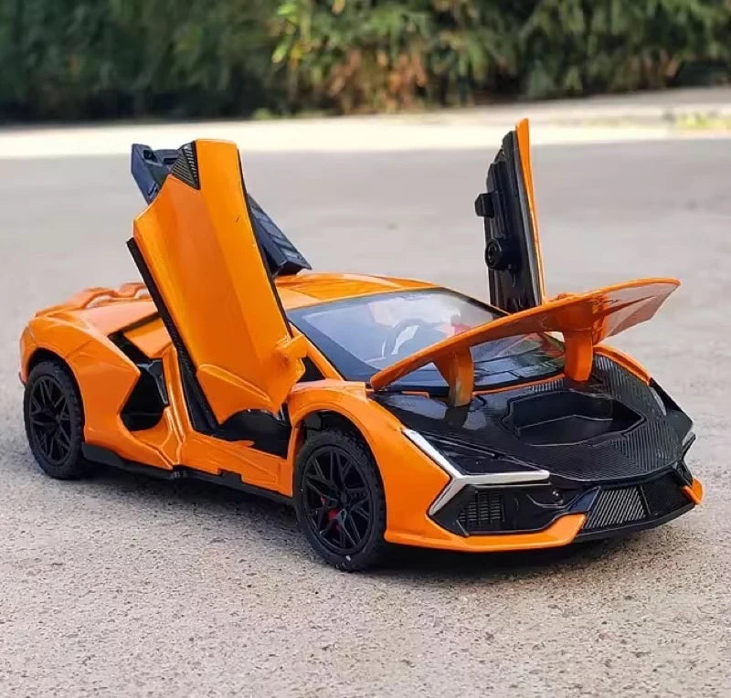 [TOY] 1:32 Lamborghini 2024 Revuelto arancione modellino di auto Die-Cast
