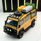 [TOY] 1:32 Land Rover 1990 Defender Van Yellow Model Car Die-Cast