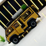[TOY] 1:32 Land Rover 1990 Defender Van Yellow Model Car Die-Cast