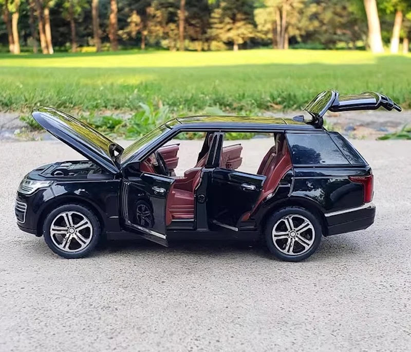 [TOY] 1:32 Land Rover 2012 Range Rover L405 Black Model Car Die-Cast
