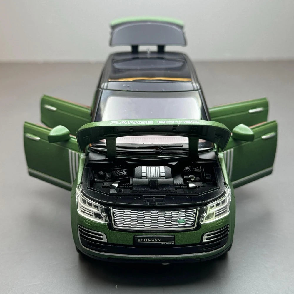 [TOY] 1:32 Land Rover 2012 Range Rover L405 Green Model Car Die-Cast