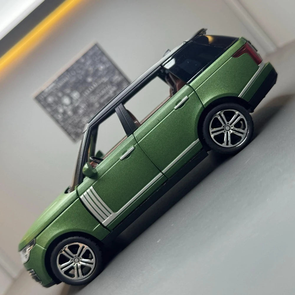 [TOY] 1:32 Land Rover 2012 Range Rover L405 Green Model Car Die-Cast