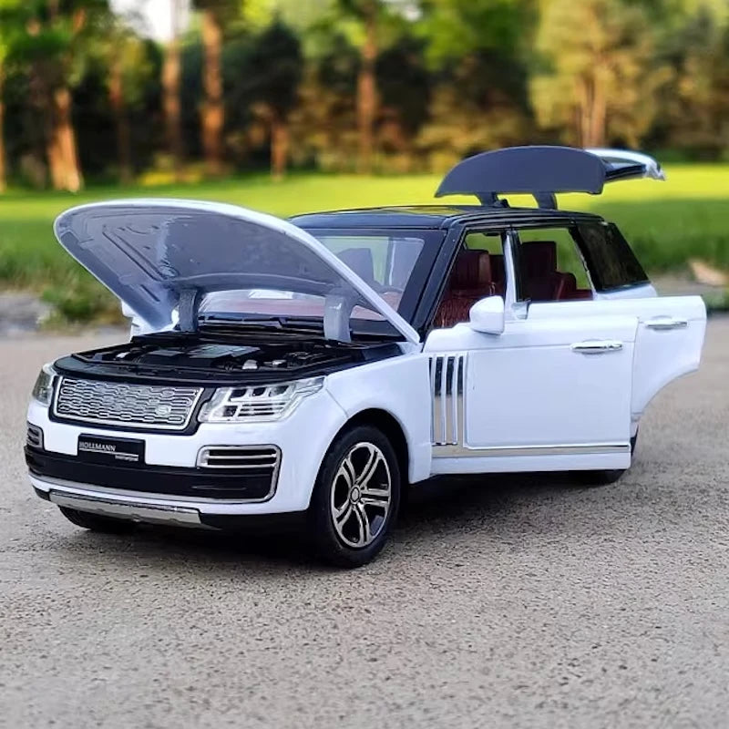 [TOY] 1:32 Land Rover 2012 Range Rover L405 White Model Car Die-Cast