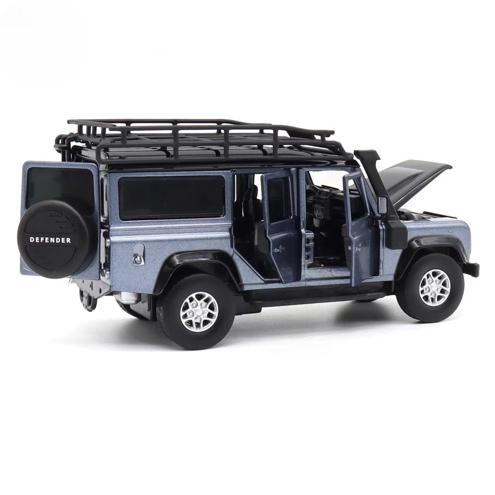 [TOY] 1:32 Land Rover 2017 Defender 110 Blue Model Car Die-Cast