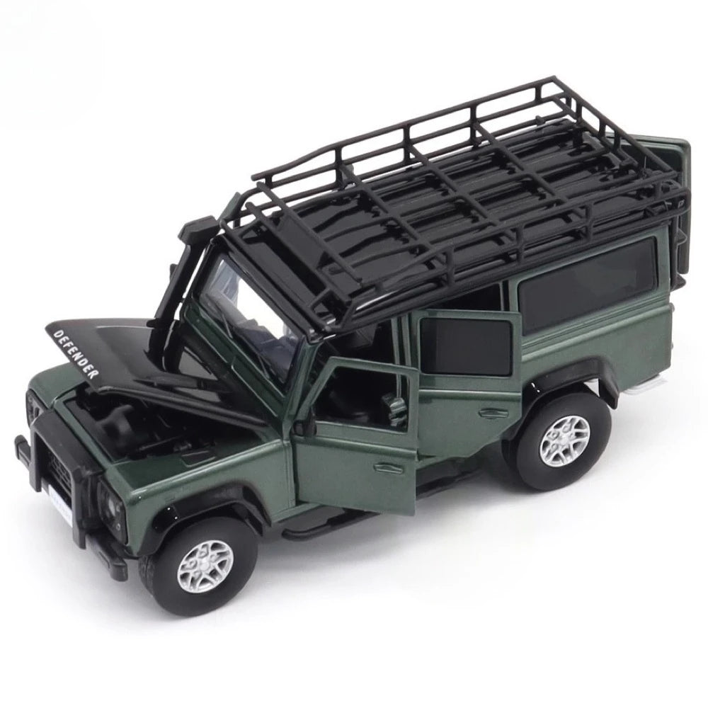 [TOY] 1:32 Land Rover 2017 Defender 110 Green Model Car Die-Cast