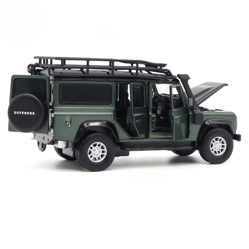 [TOY] 1:32 Land Rover 2017 Defender 110 Green Model Car Die-Cast