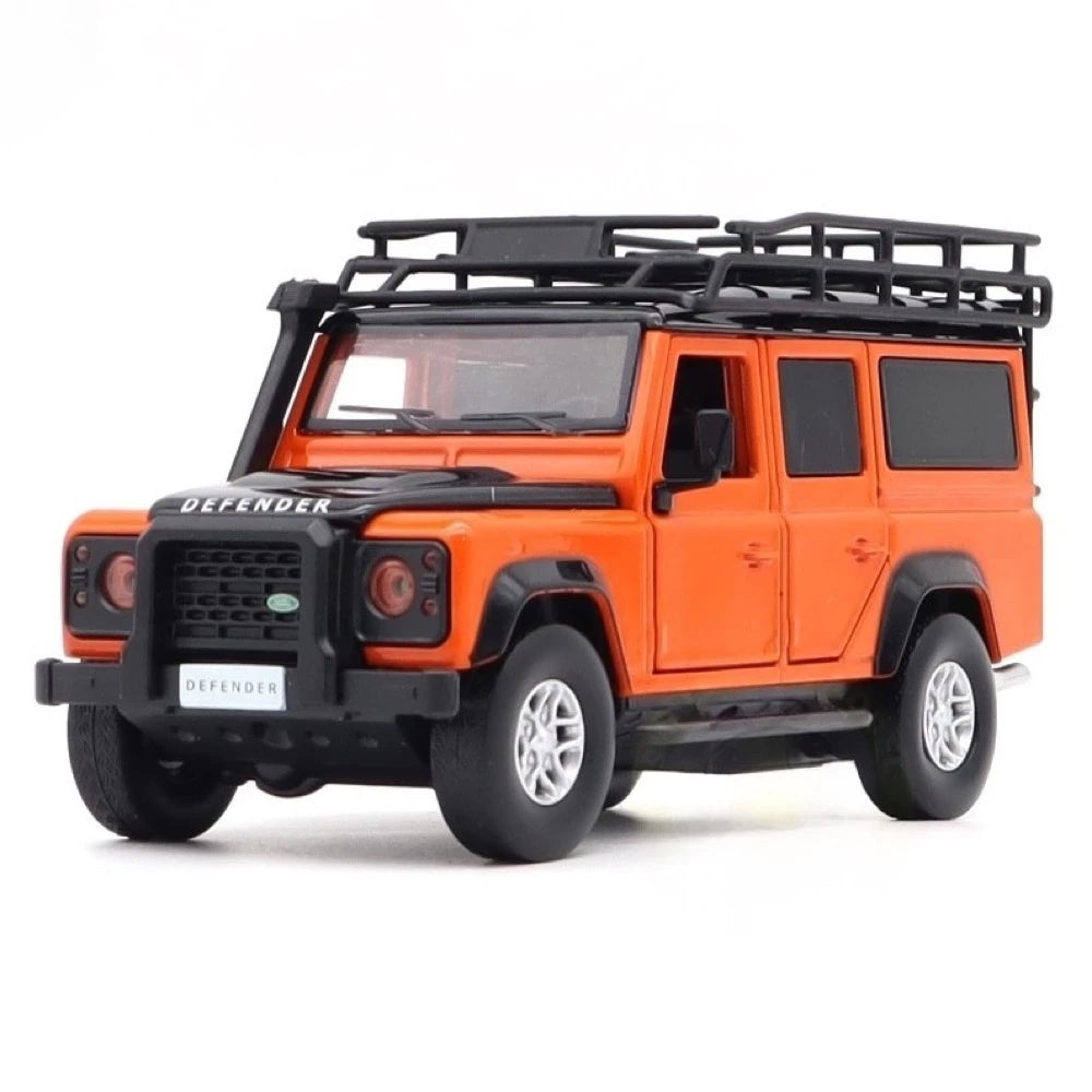[TOY] 1:32 Land Rover 2017 Defender 110 オレンジ モデルカー Die-Cast