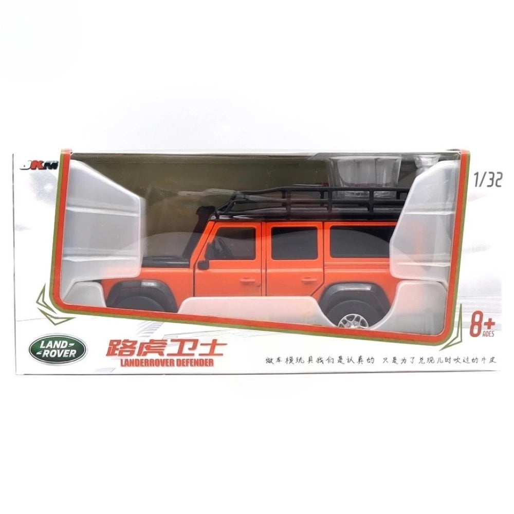 [TOY] 1:32 Land Rover 2017 Defender 110 Orange Model Car Die-Cast