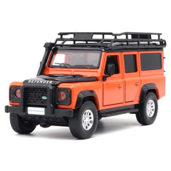[TOY] 1:32 Land Rover 2017 Defender 110 Orange Model Car Die-Cast