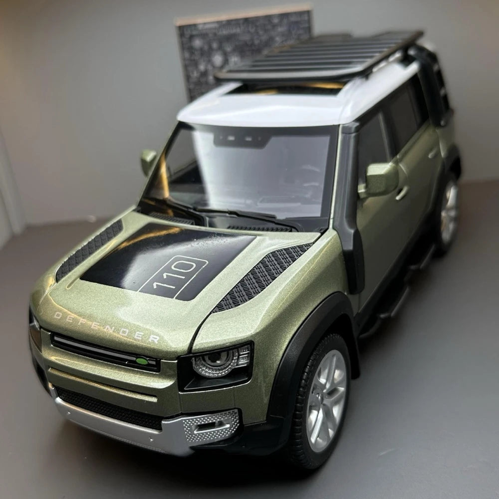 [TOY] 1:32 Land Rover 2020 Defender 110 Green Model Car Die-Cast