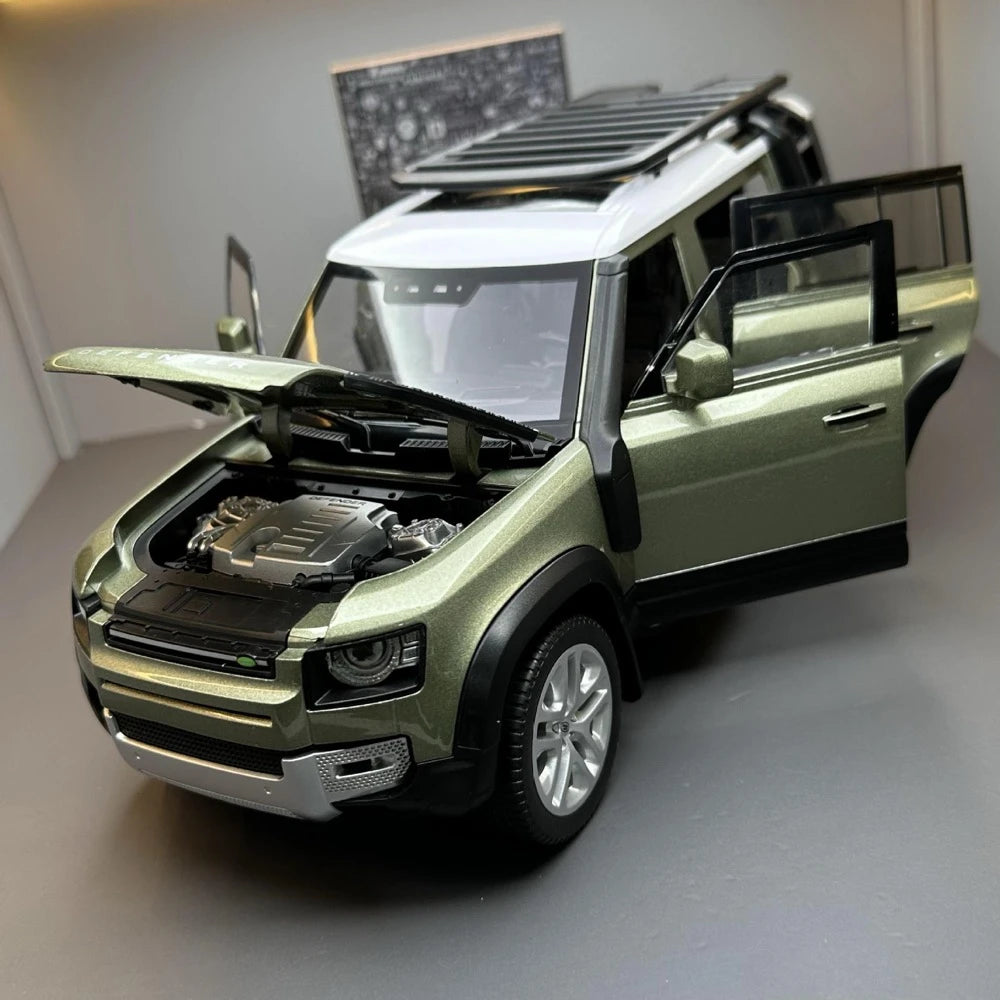 [TOY] 1:32 Land Rover 2020 Defender 110 Green Model Car Die-Cast