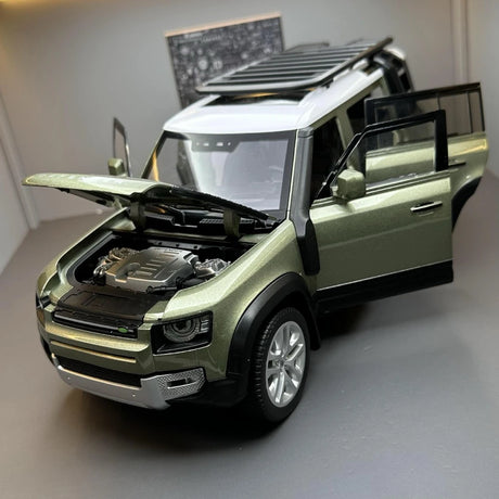 [TOY] 1:32 Land Rover 2020 Defender 110 Green Model Car Die-Cast
