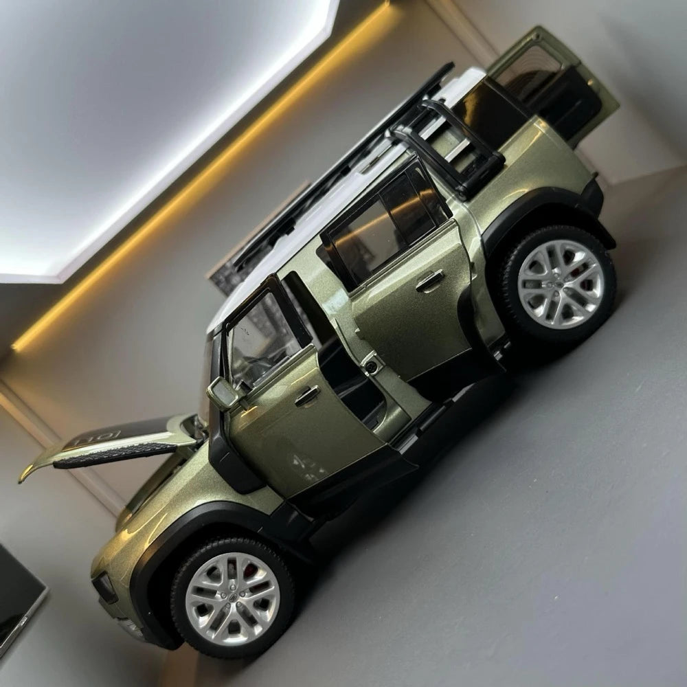 [TOY] 1:32 Land Rover 2020 Defender 110 Green Model Car Die-Cast