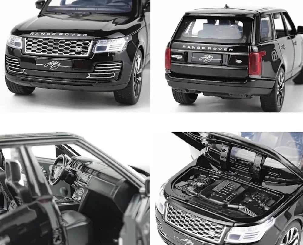 [TOY] 1:32 Land Rover 2021 Range Rover Fifty Black Model Car Die-Cast